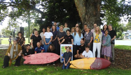 Picture of kids and parents from the the Resilient Kids Program