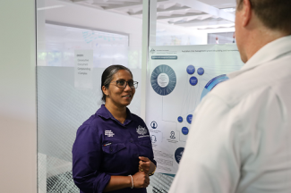 A photo of Poornima Sugunapala from the Disaster Ready Fund