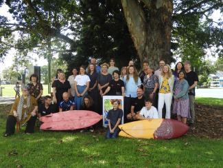 Picture of kids and parents from the the Resilient Kids Program